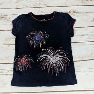 Carter's 24 Months Navy Fireworks T-Shirt